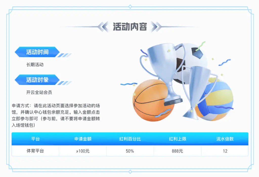 参加开云体育优惠活动需要注意什么?